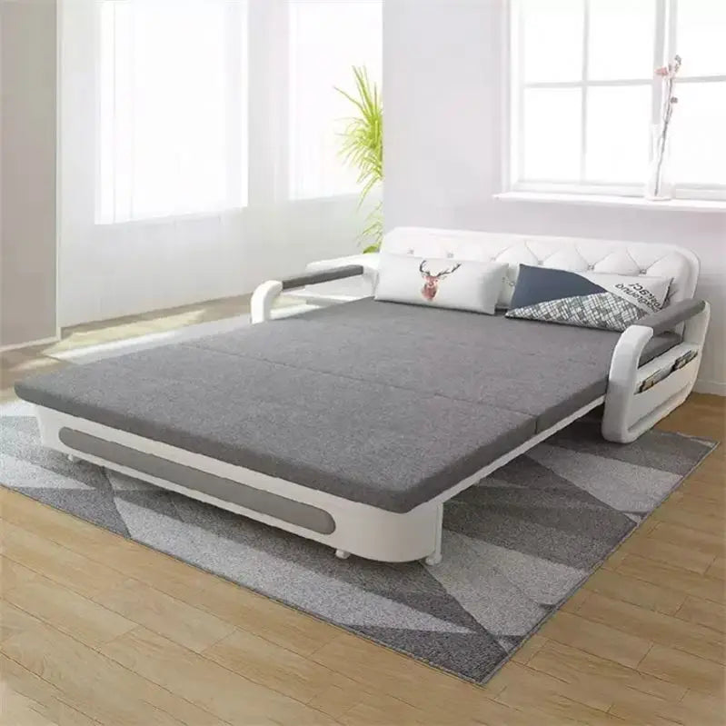Multifunctional Folding Sofa Bed with Storage