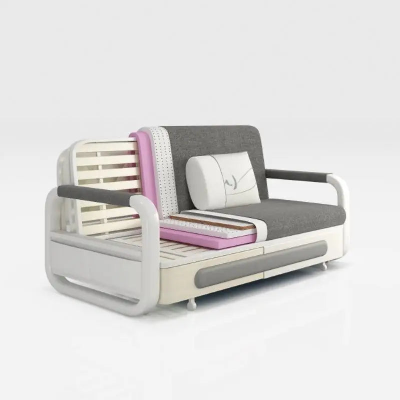 Multifunctional Folding Sofa Bed with Storage