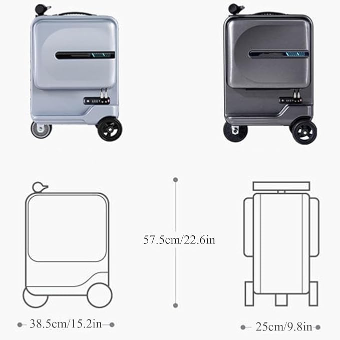 Large Smart Electric Suitcase – Effortless Travel, Style with Technology