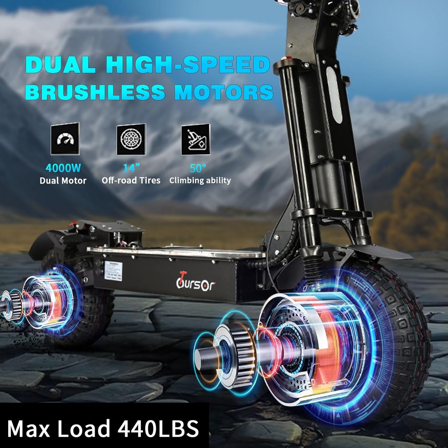 Electric Scooter Pro Off-Road LCD Display [FREE SHIPPING]