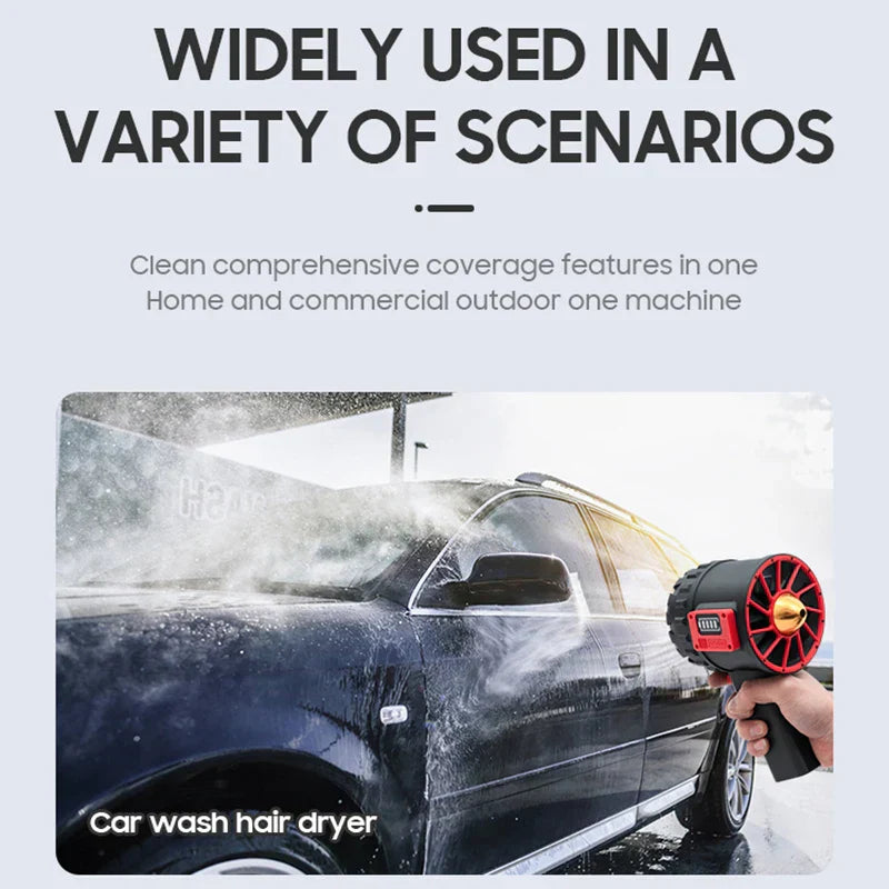 Electric Leaf and Waste Blower - Super Power + Battery and Charger