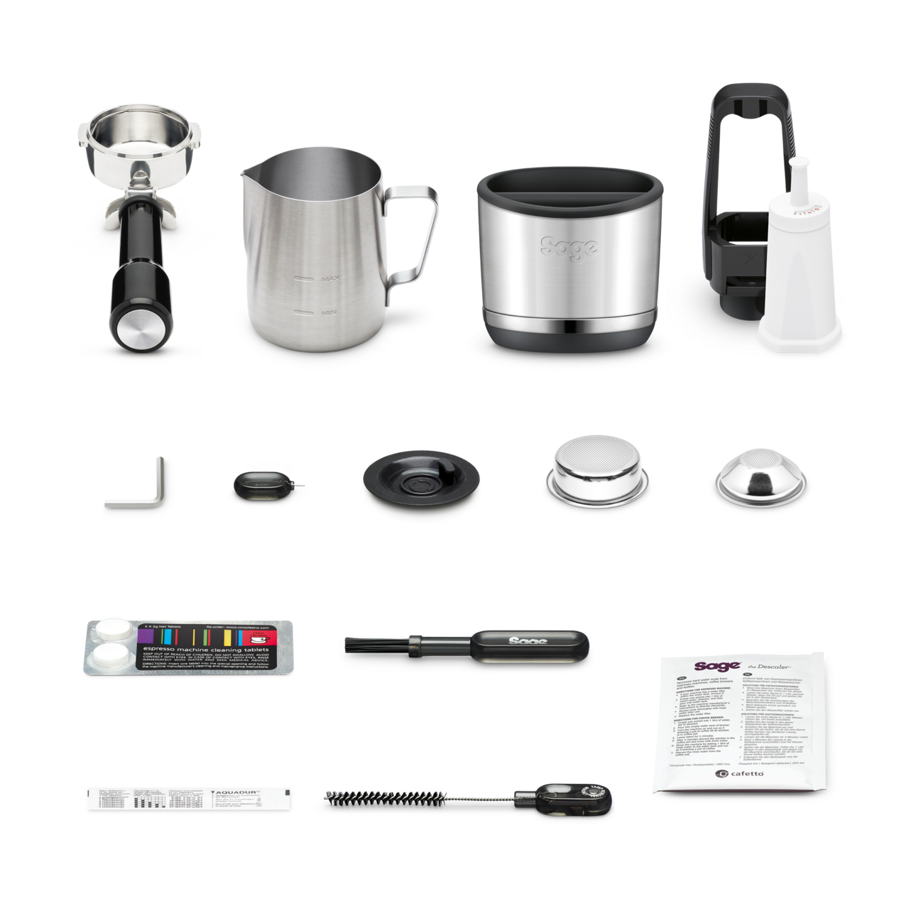 Automatic Coffee Machine With Brushed Stainless Steel Grinder