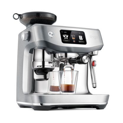 Automatic Coffee Machine With Brushed Stainless Steel Grinder