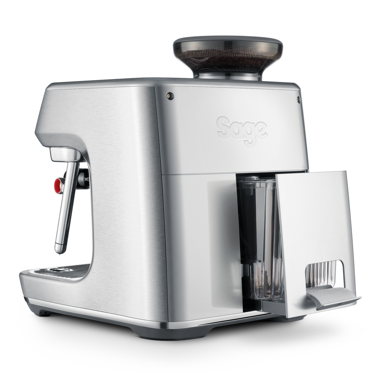 Automatic Coffee Machine With Brushed Stainless Steel Grinder