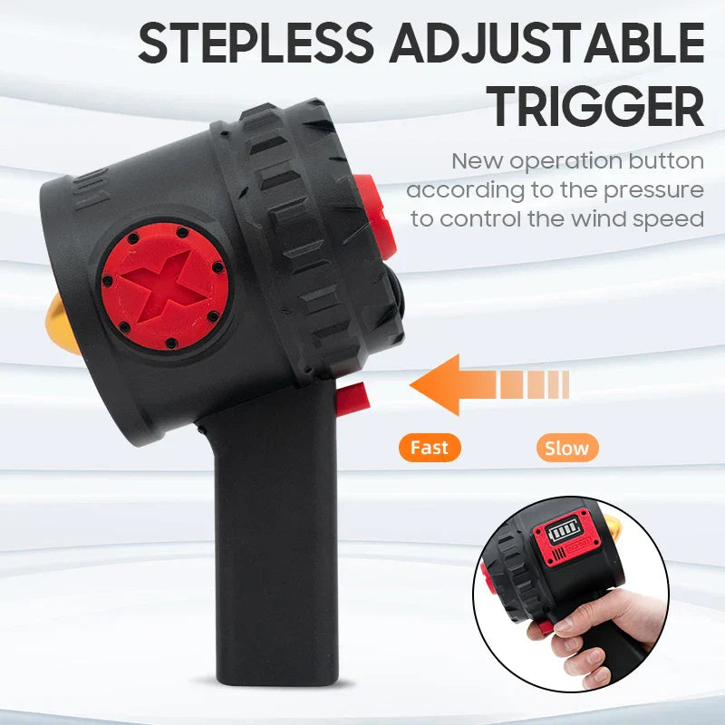 Electric Leaf and Waste Blower - Super Power + Battery and Charger