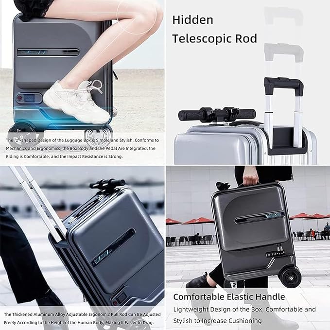 Large Smart Electric Suitcase – Effortless Travel, Style with Technology